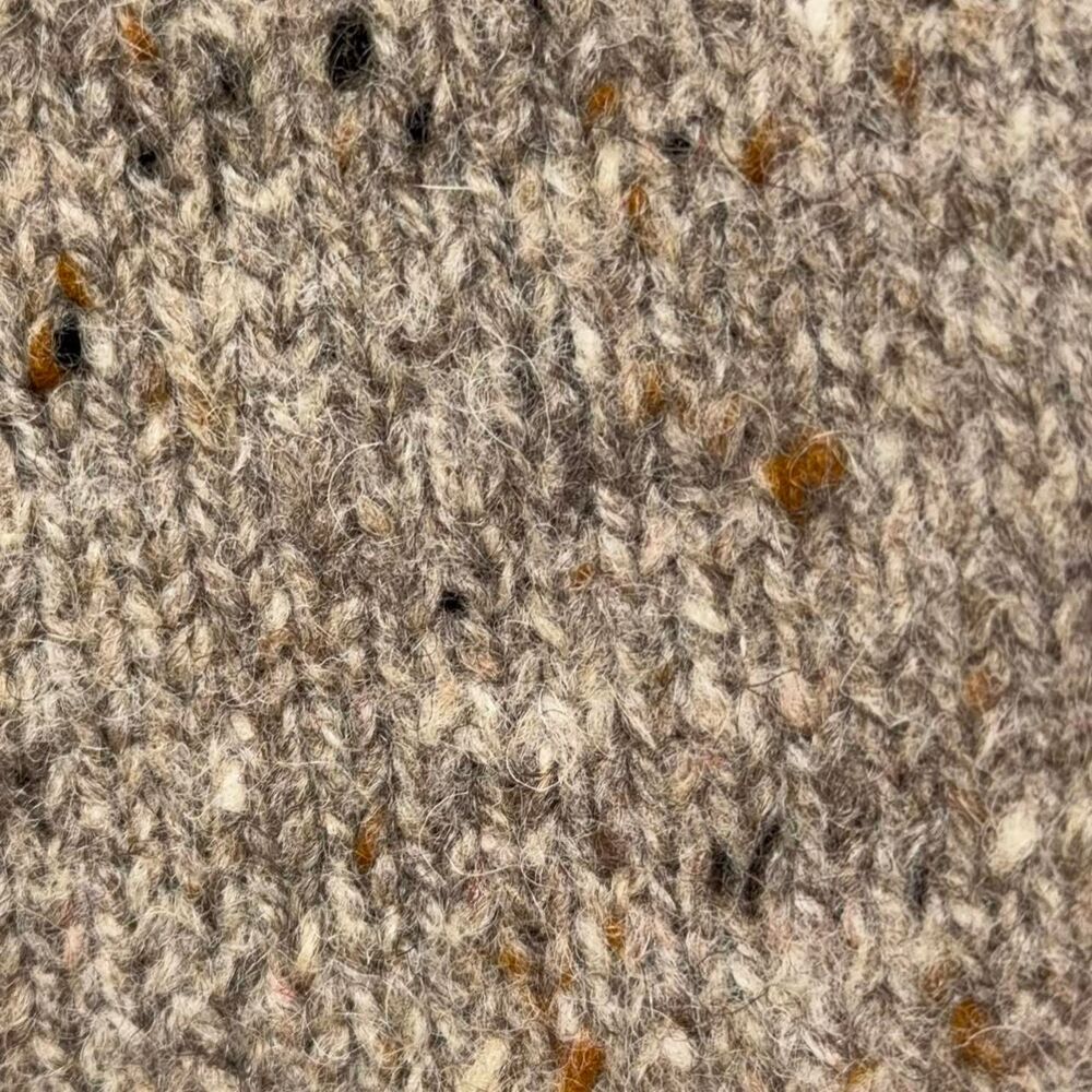 Vintage Eddie Bauer Wool Tweed Sweater Vest Speckled Knit size L - Picture 6 of 8